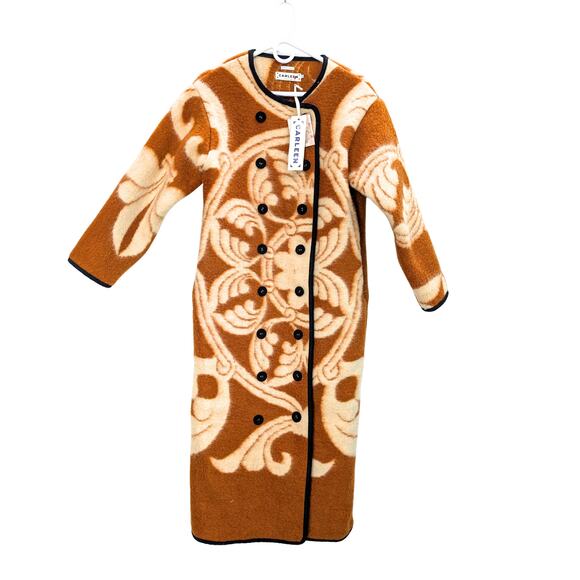 Carleen 100% Wool Blanket Coat – Size XS (NWT, One of a Kind) - Picture 1 of 8